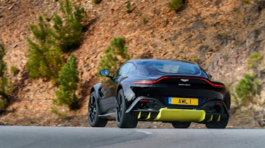 Aston Martin Vantage - black rear