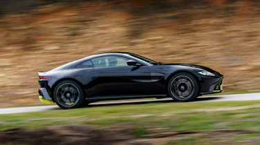 Aston Martin Vantage - black moving