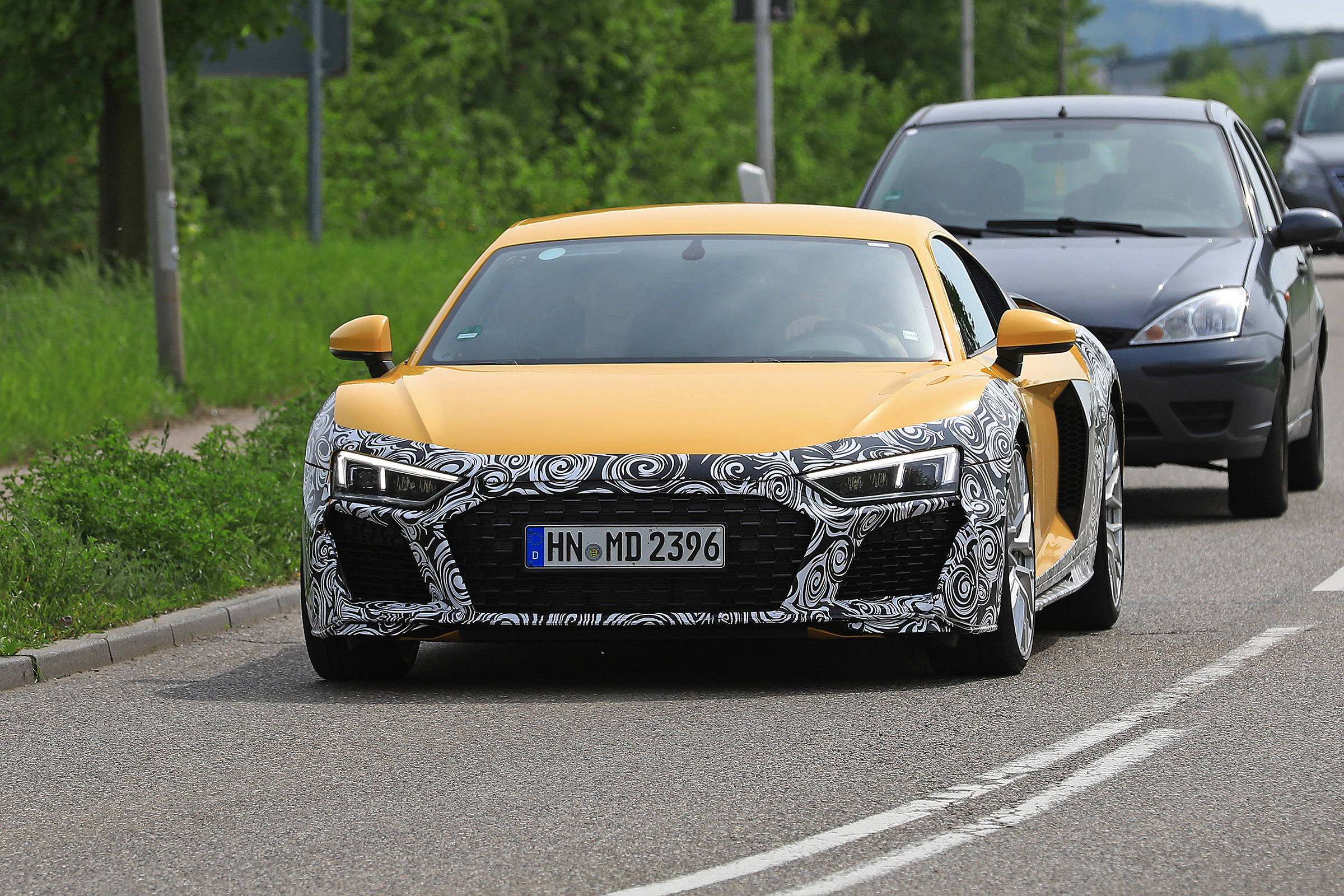 Audi R8 facelift - front