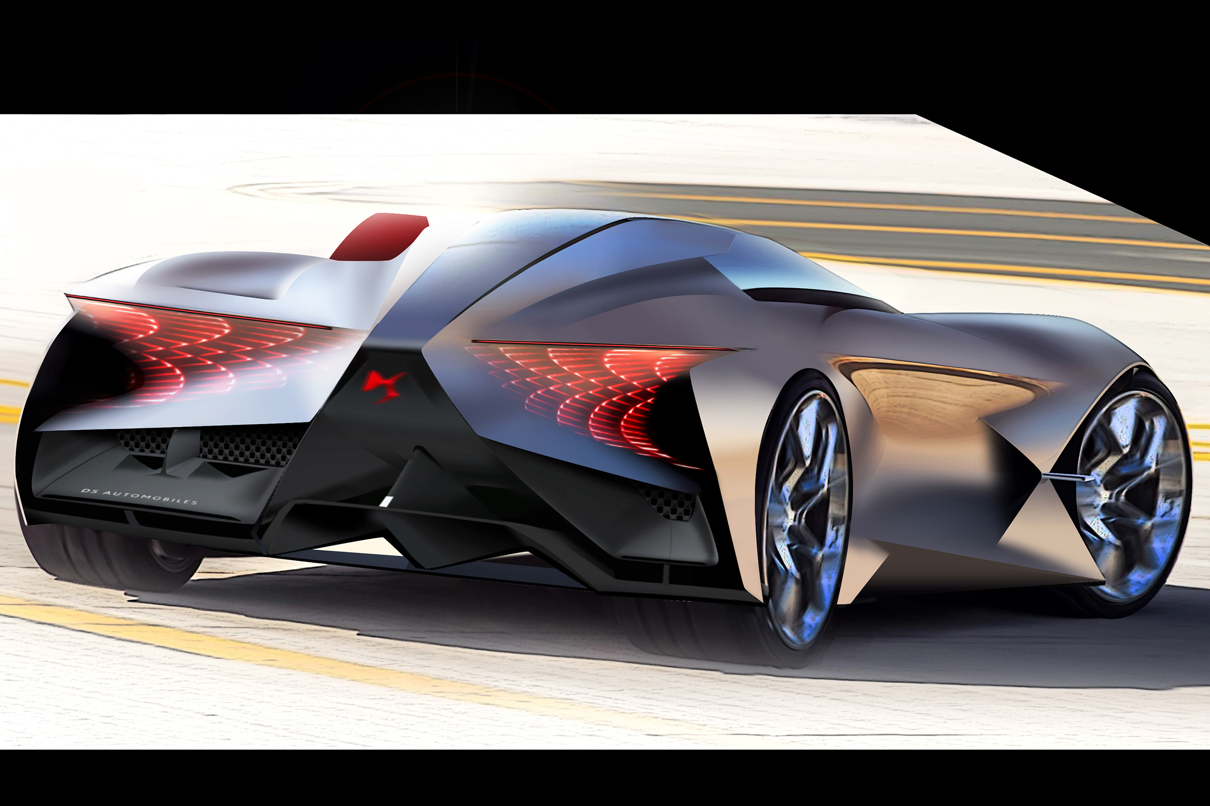 DS X E-Tense – rear