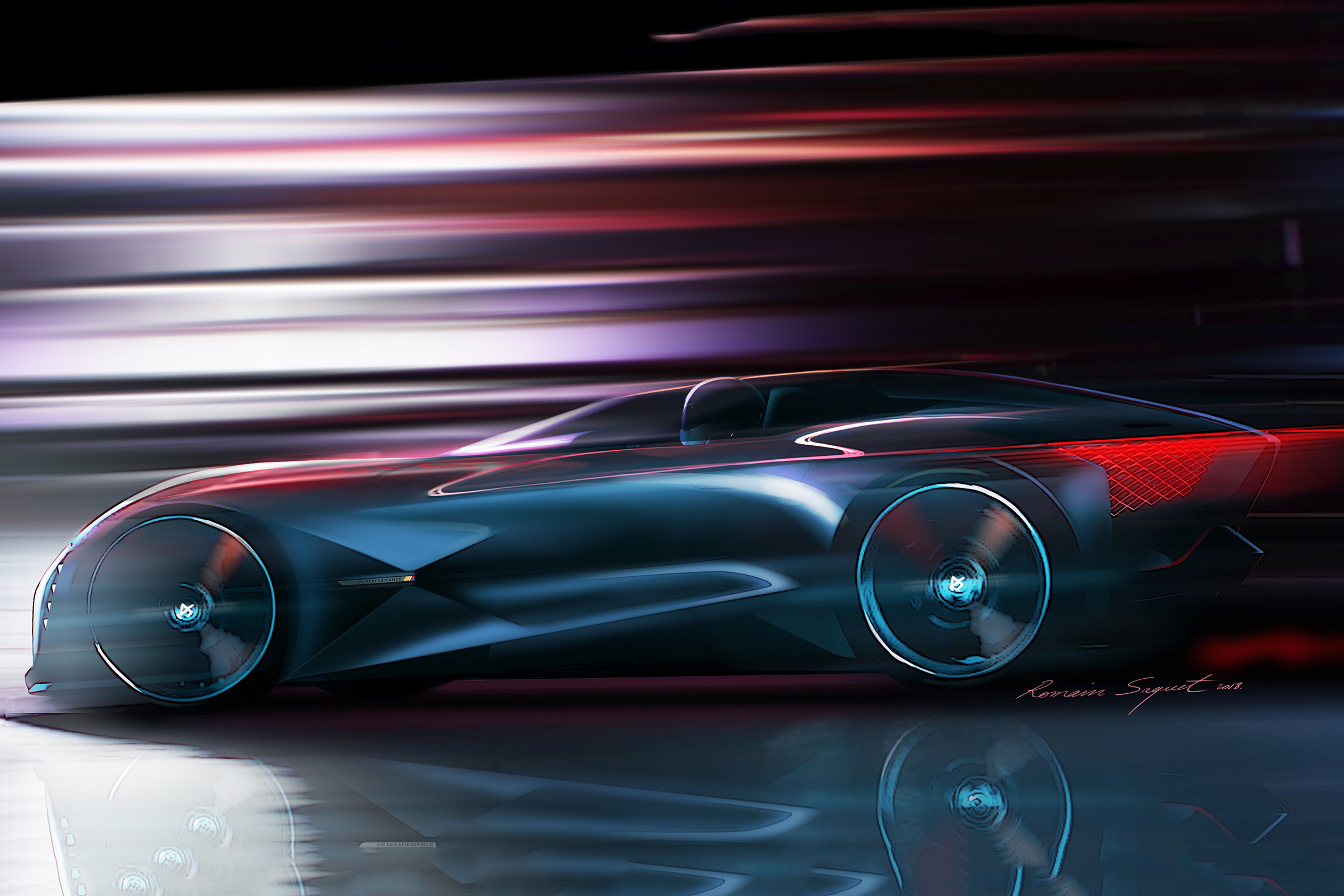 DS X E-Tense – side