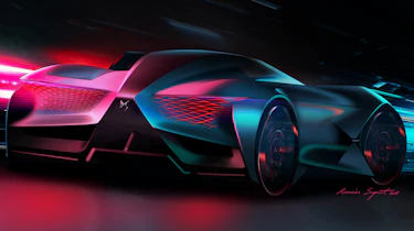 DS X E-Tense – rear