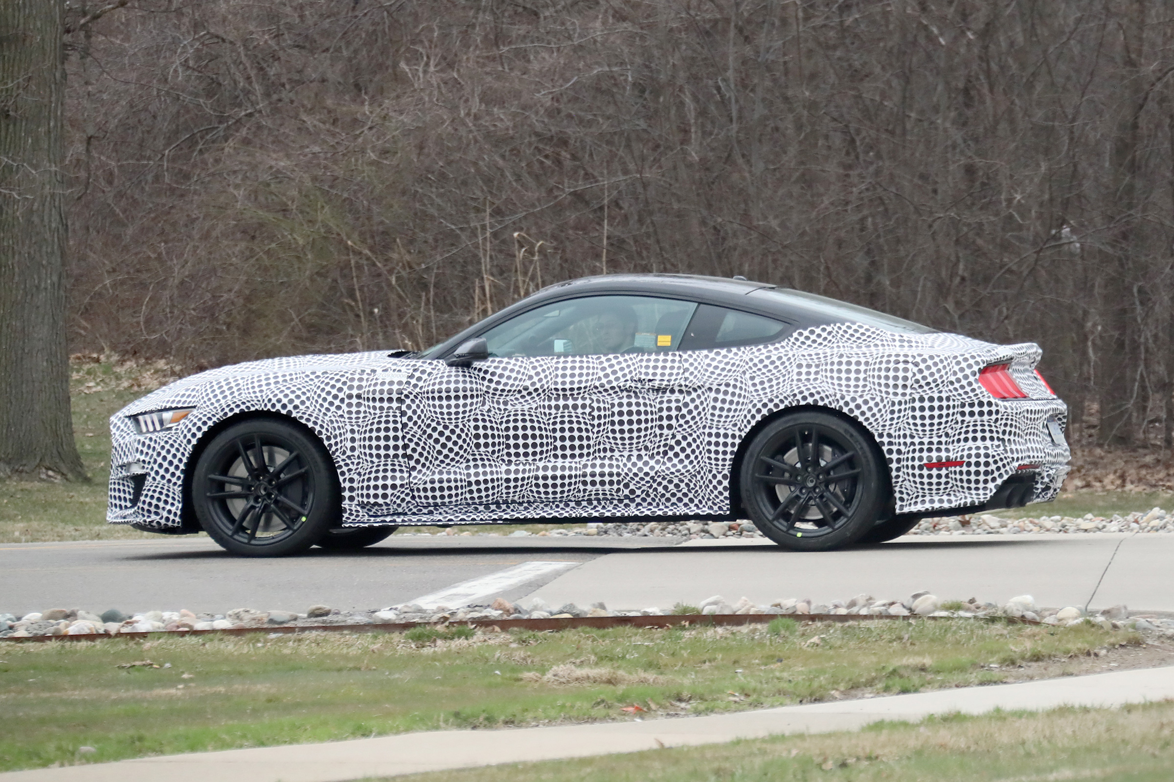 Ford Mustang Shelby GT500 in testing – side