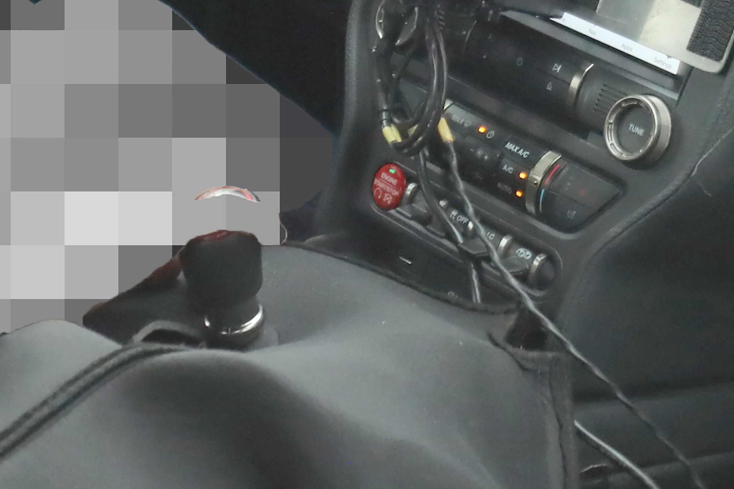 Ford Mustang Shelby GT500 in testing – interior