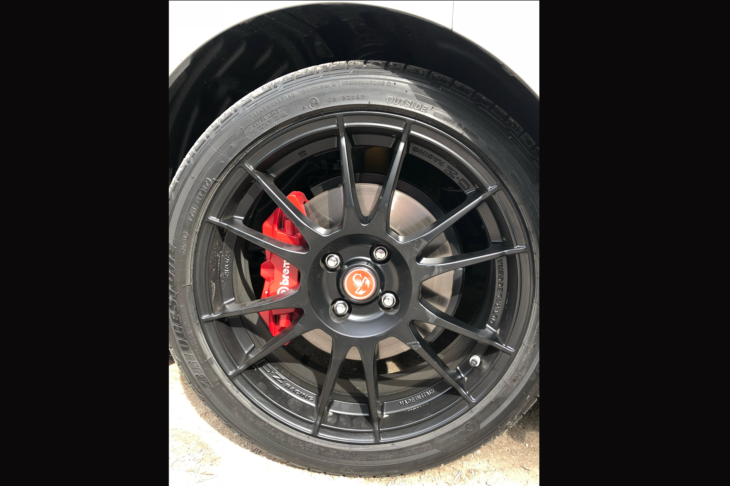 Abarth 124 GT tyres