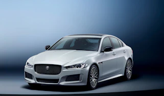 Jaguar XE Landmark - front quarter