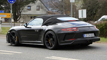 Porsche 911 Speedster spy - rear