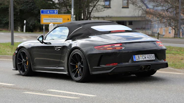 Porsche 911 Speedster spy - rear