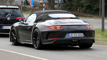 Porsche 911 Speedster spy - rear