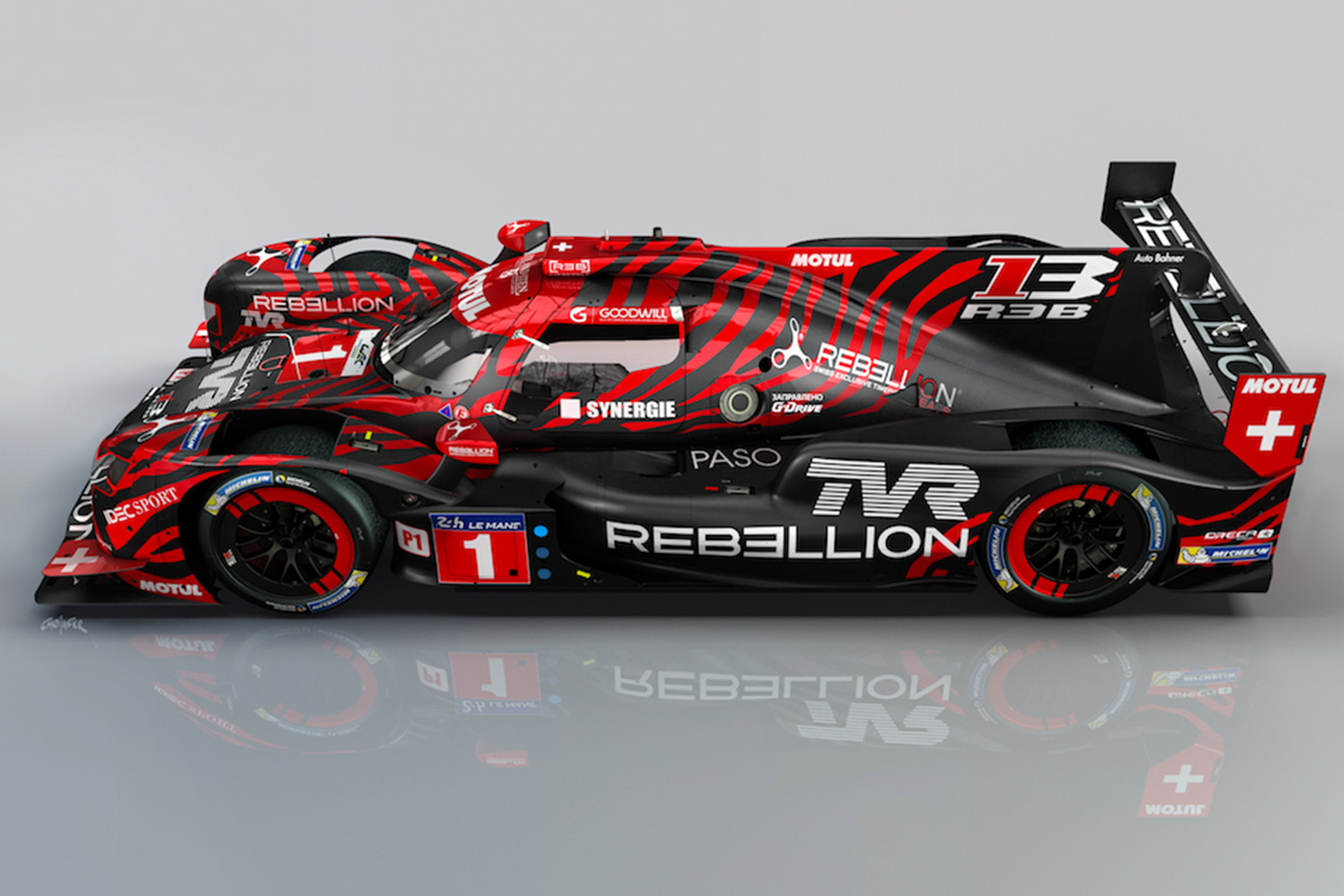 TVR Rebellion Racing LMP1 - side