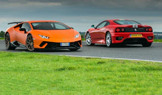 Lamborghini Huracan Performante & Ferrari 360 Challenge Stradale – web header