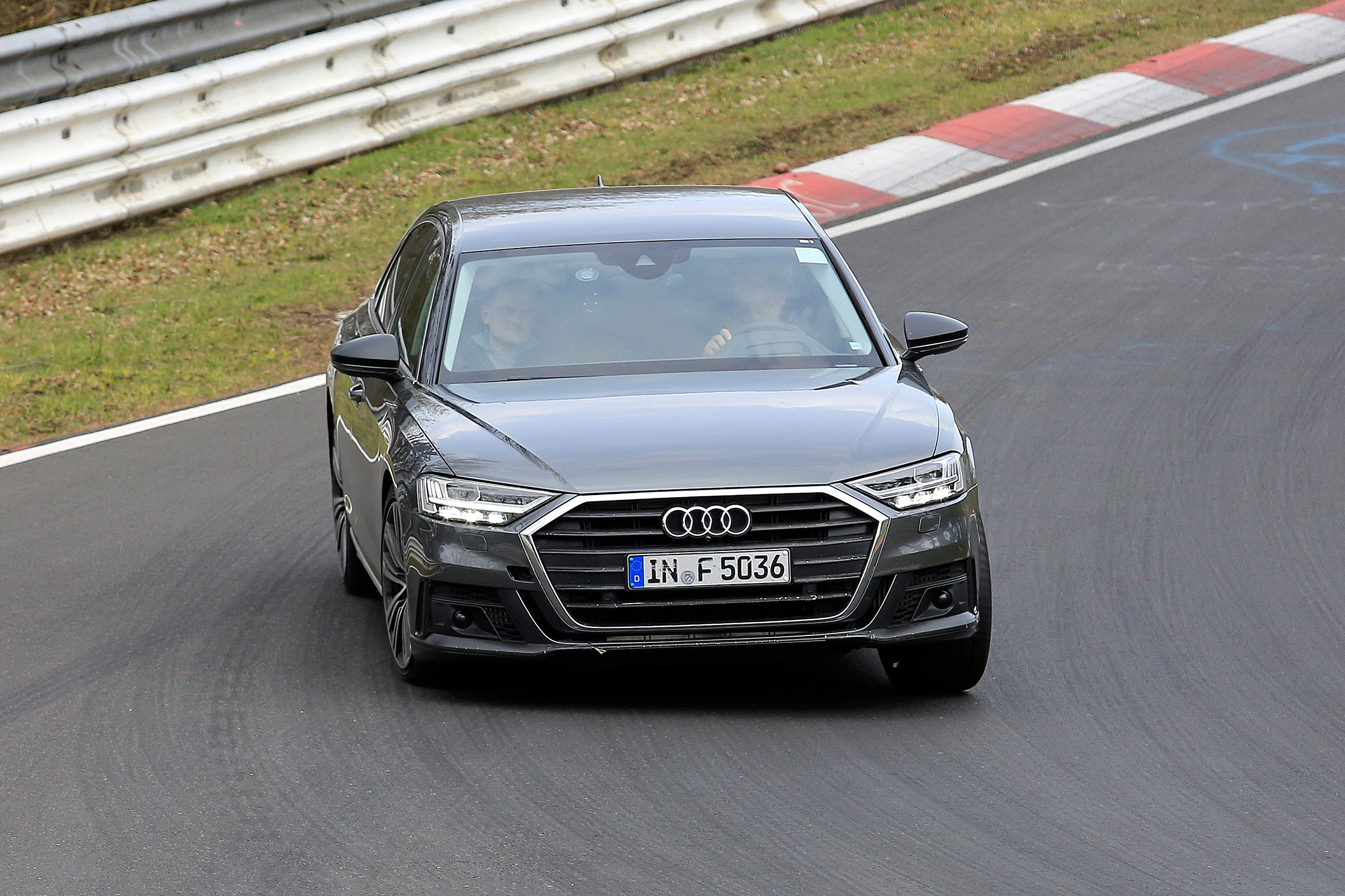Audi S8 prototype - front