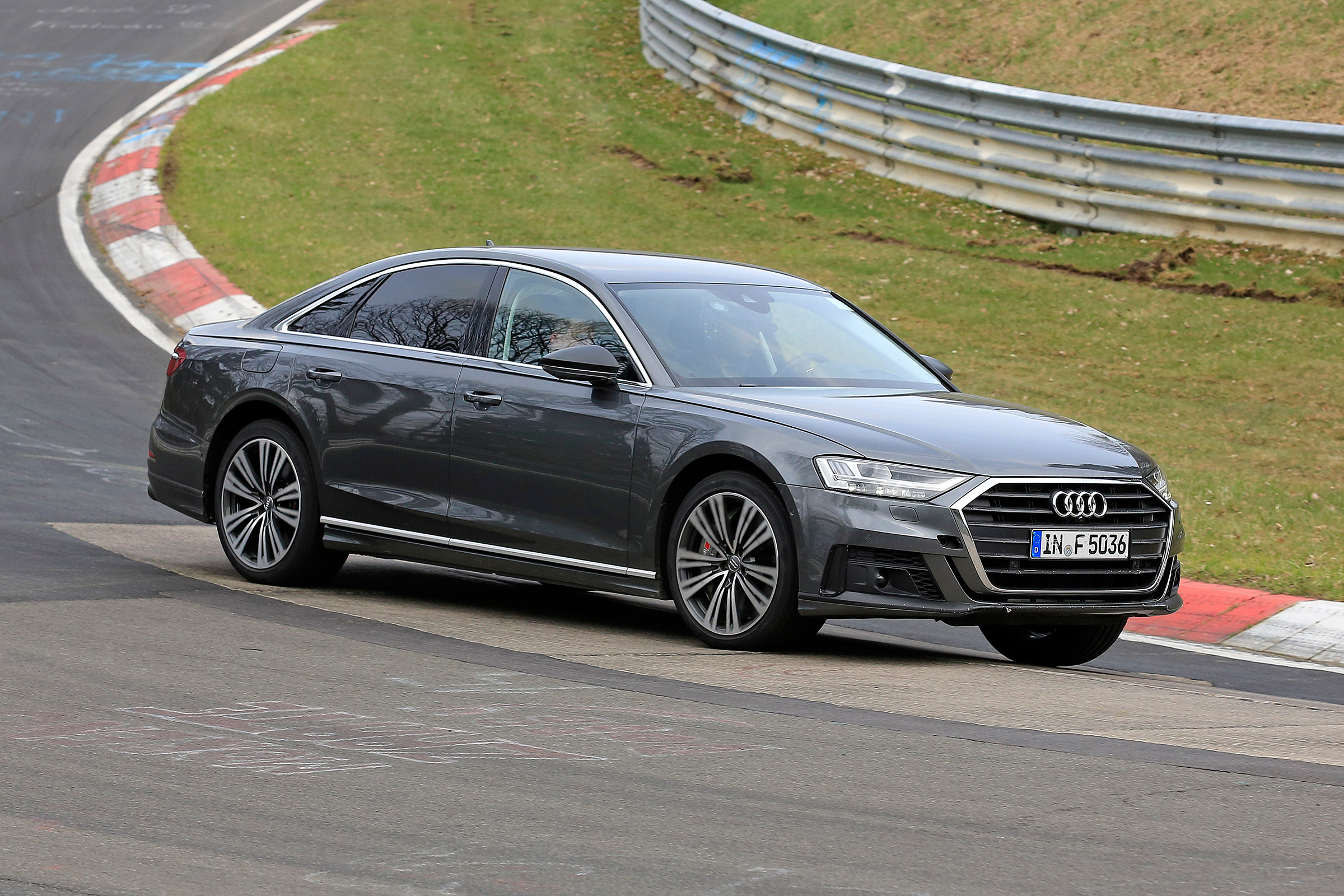 Audi S8 prototype - front quarter