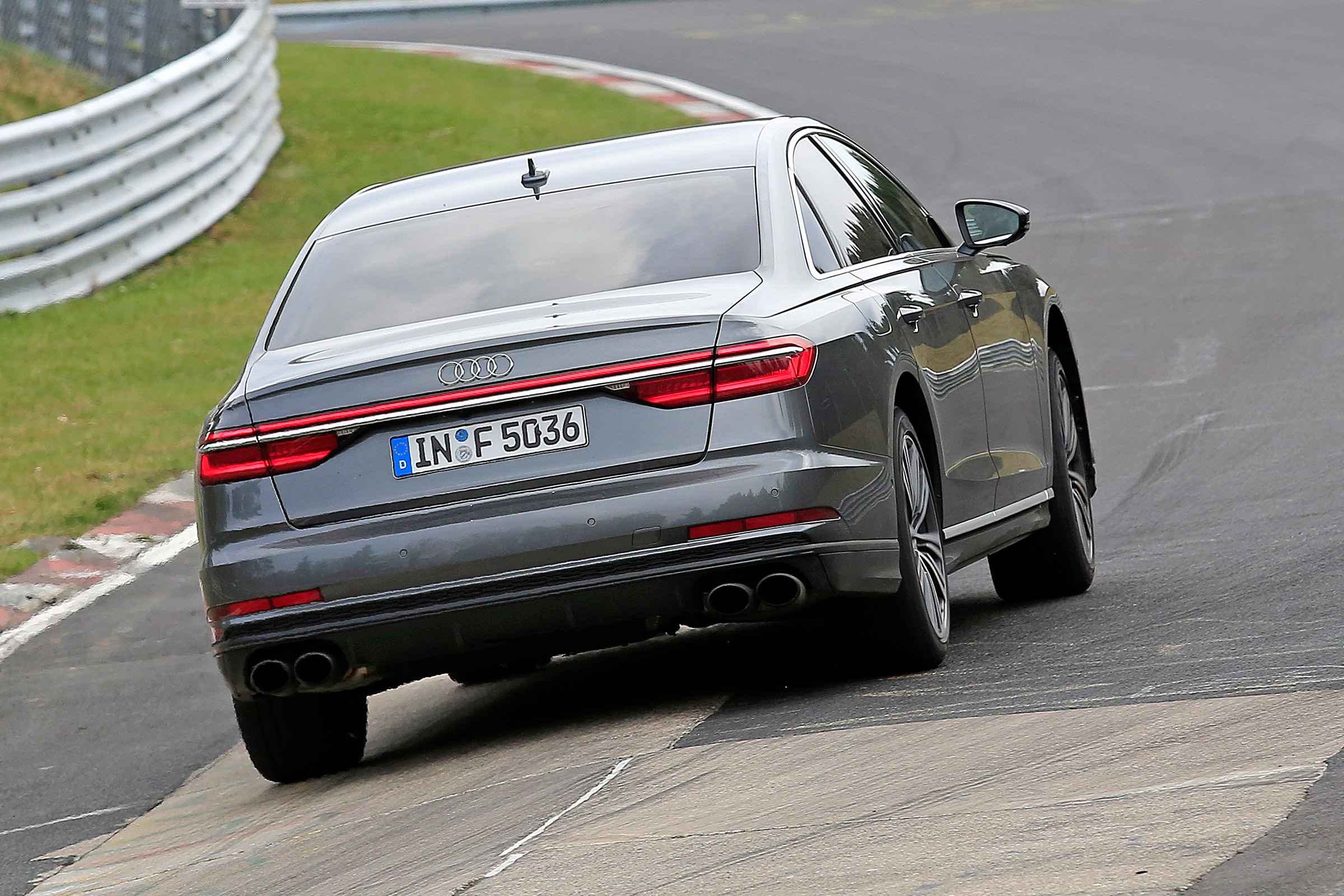 Audi S8 prototype - rear