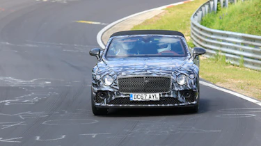 Bentley Continental GT C spy 2018 - nose