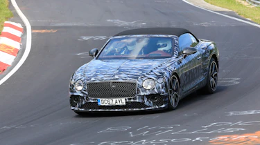 Bentley Continental GT C spy 2018 - front quarter