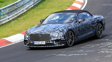 Bentley Continental GT C spy 2018 - front quarter