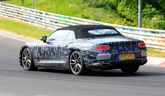 Bentley Continental GT C spy 2018 - rear quarter
