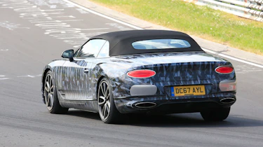Bentley Continental GT C spy 2018 - rear quarter