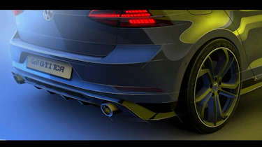 Golf GTi TCR front sketchrear