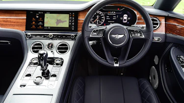 Bentley Continental GT UK drive - interior