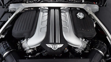 Bentley Continental GT UK drive - engine bay