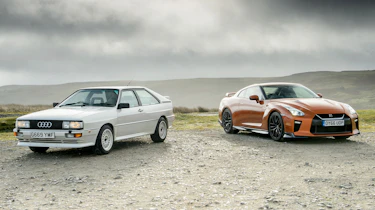 Audi Quattro and Nissan GT-R