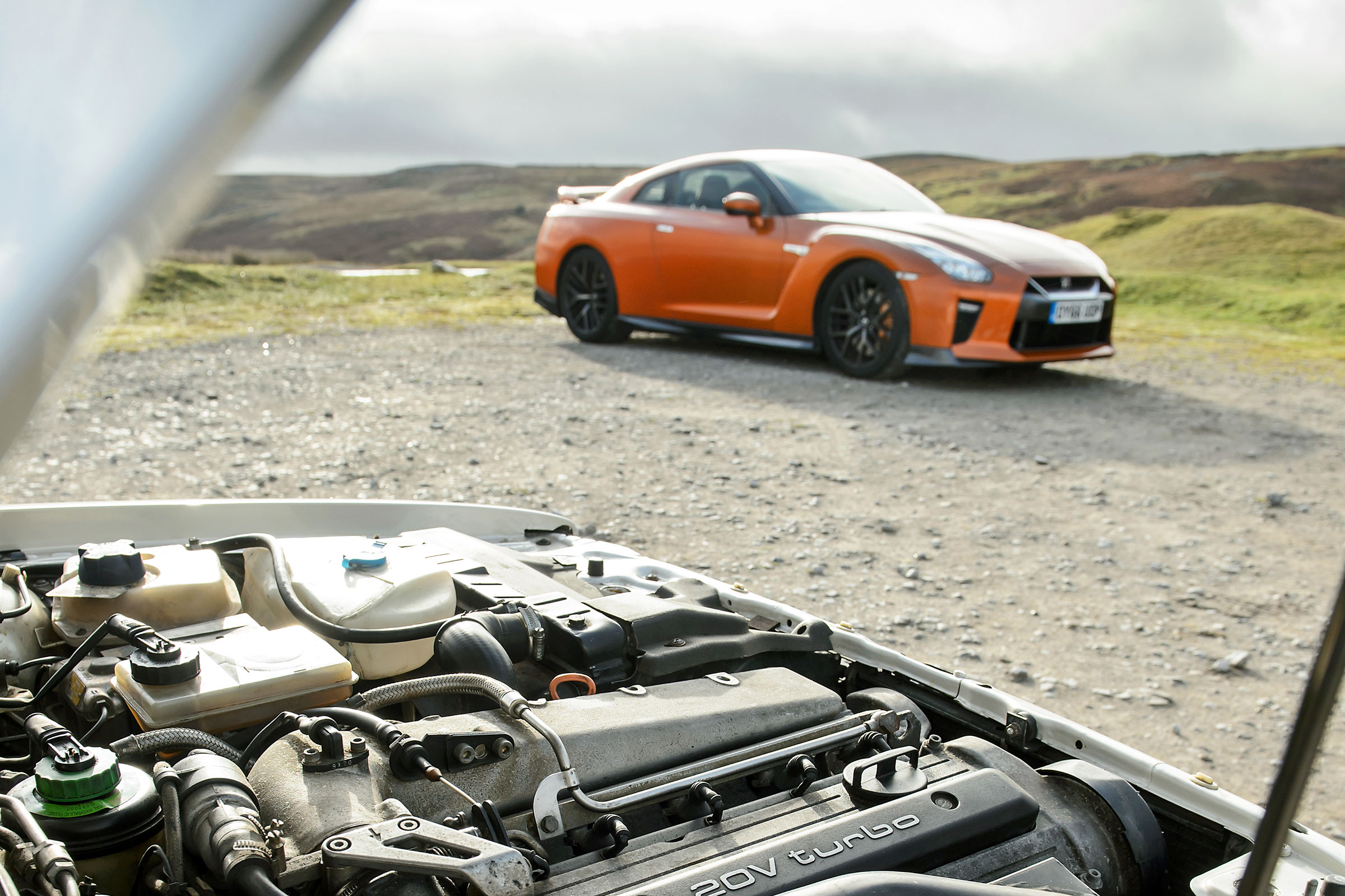 Audi Quattro and Nissan GT-R