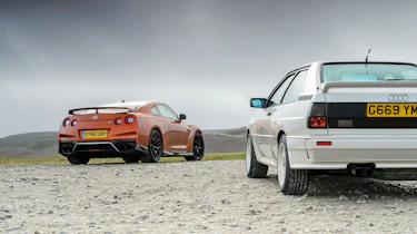 Audi Quattro and Nissan GT-R