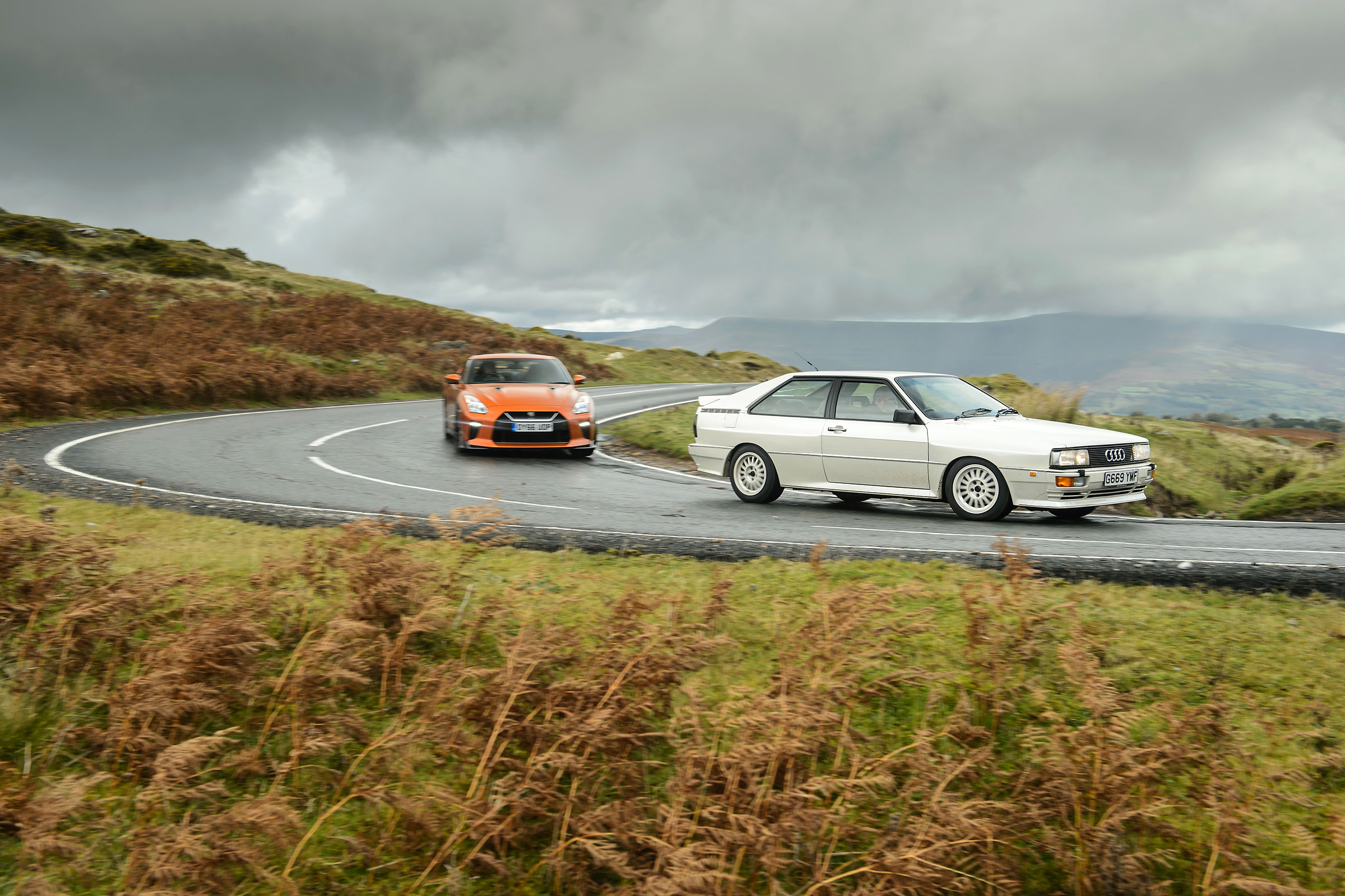 Audi Quattro and Nissan GT-R
