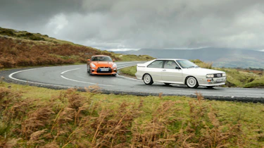 Audi Quattro and Nissan GT-R