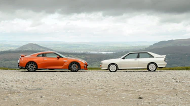 Audi Quattro and Nissan GT-R