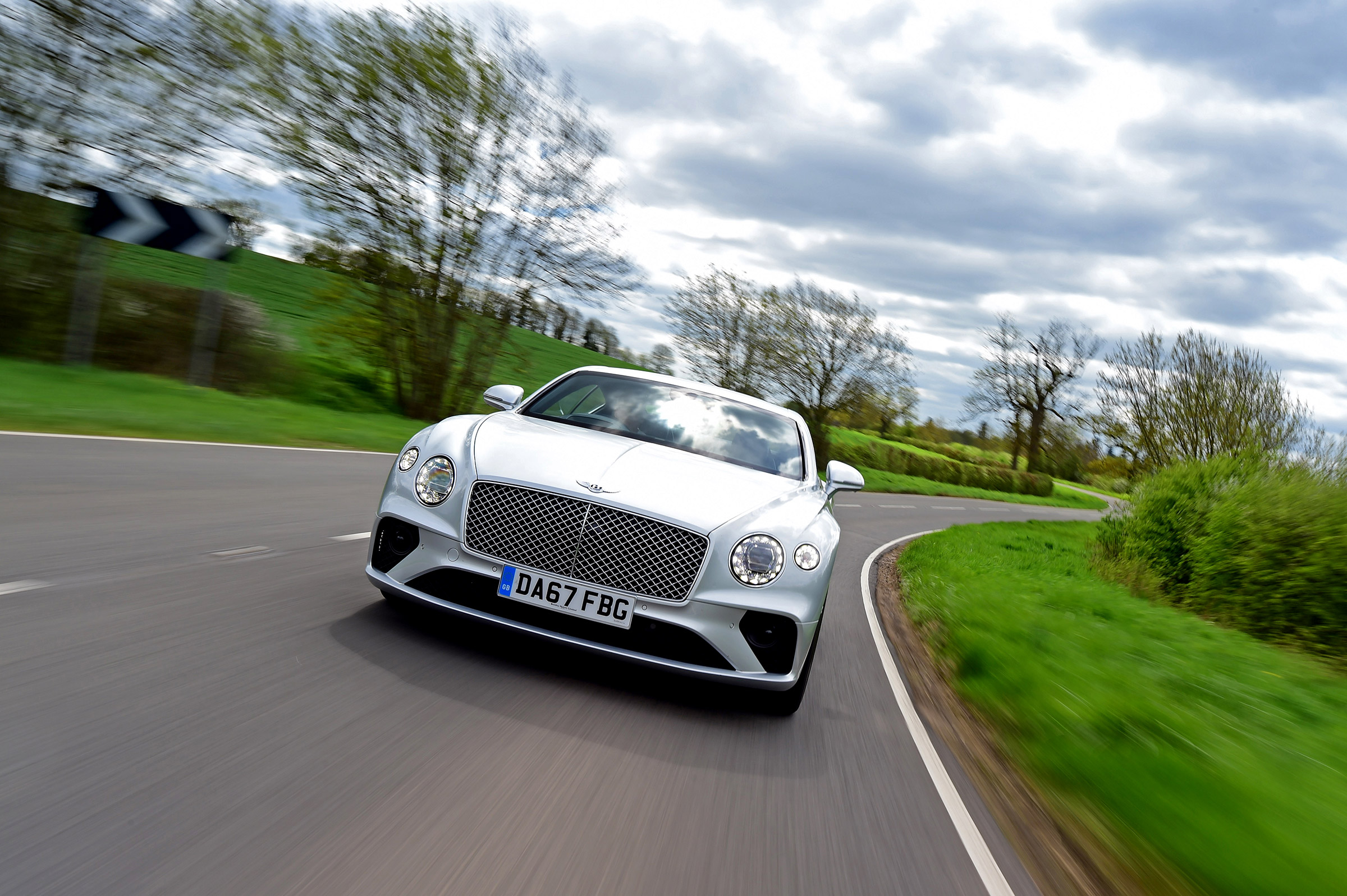 Bentley Continental GT UK drive - front