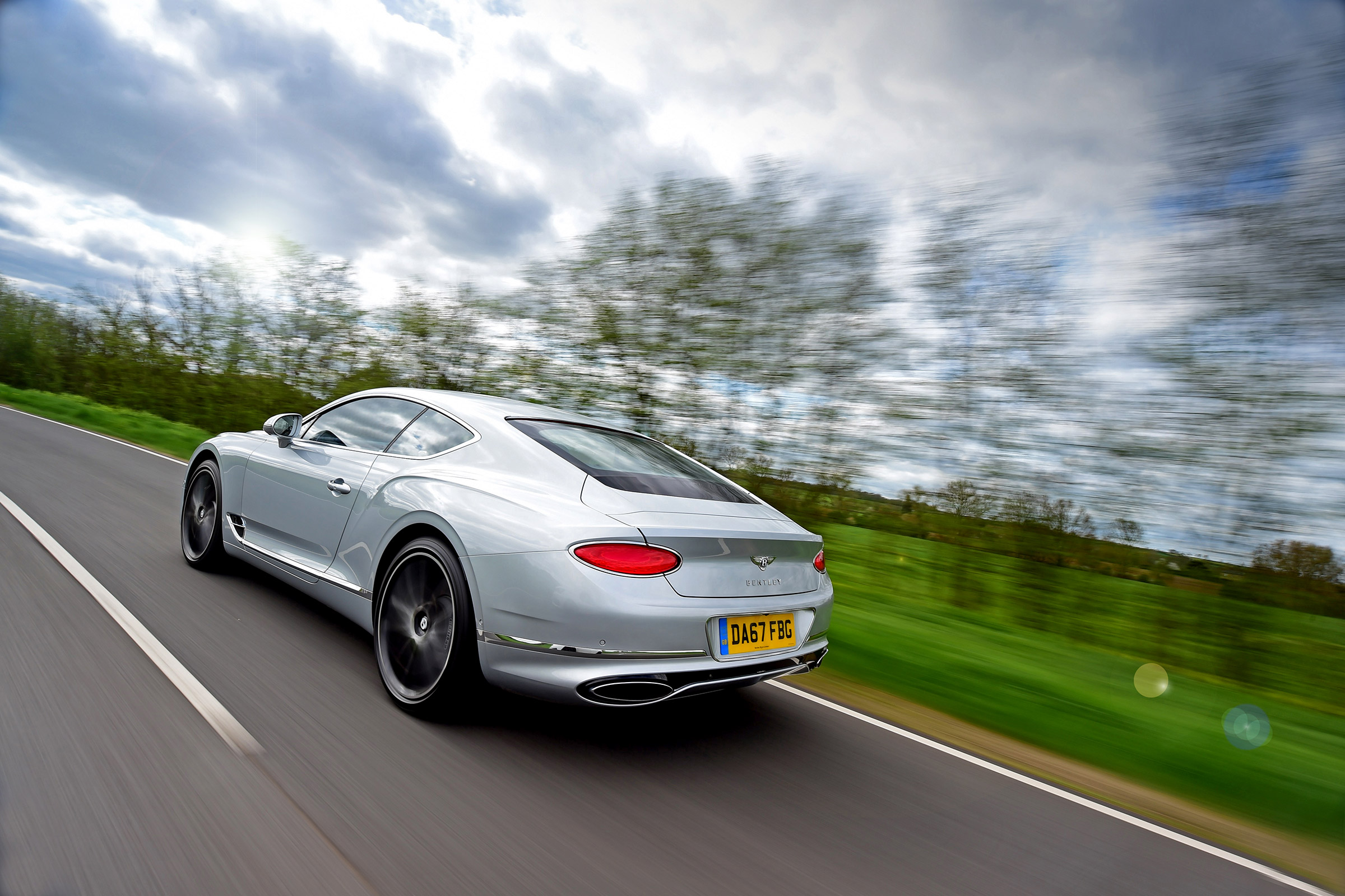 Bentley Continental GT UK drive - rear quarter