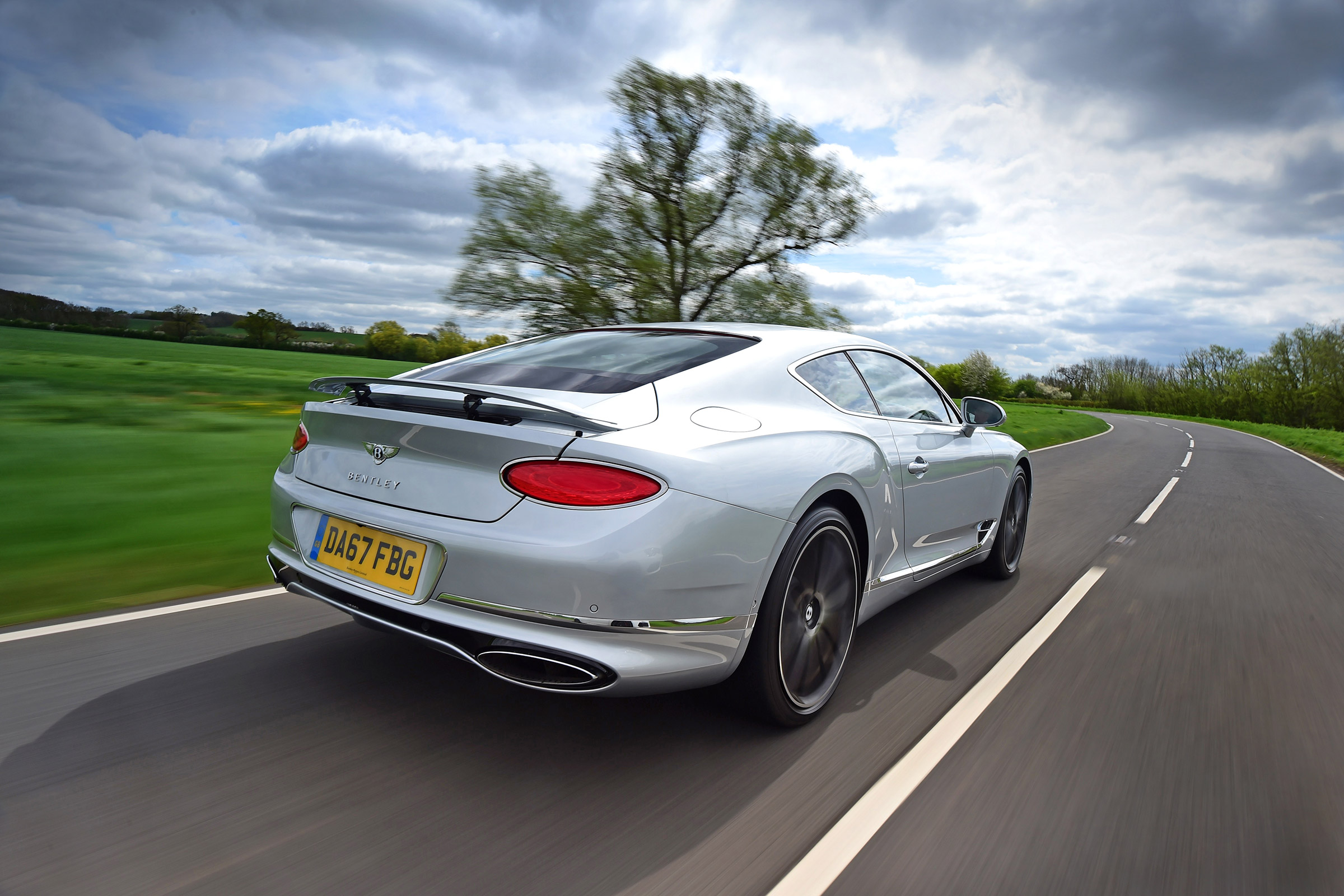Bentley Continental GT UK drive - rear