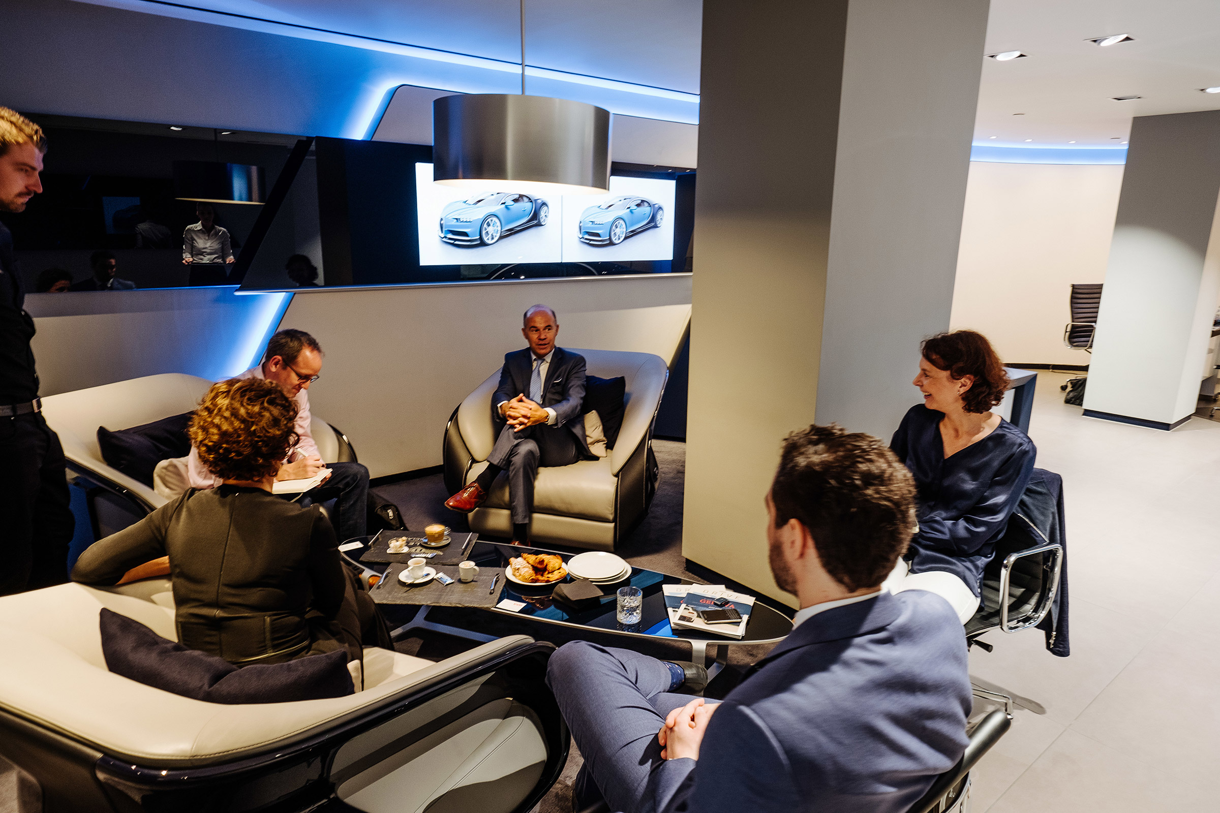Bugatti showroom - seats