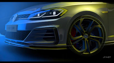 Golf GTi TCR front sketchfrotn