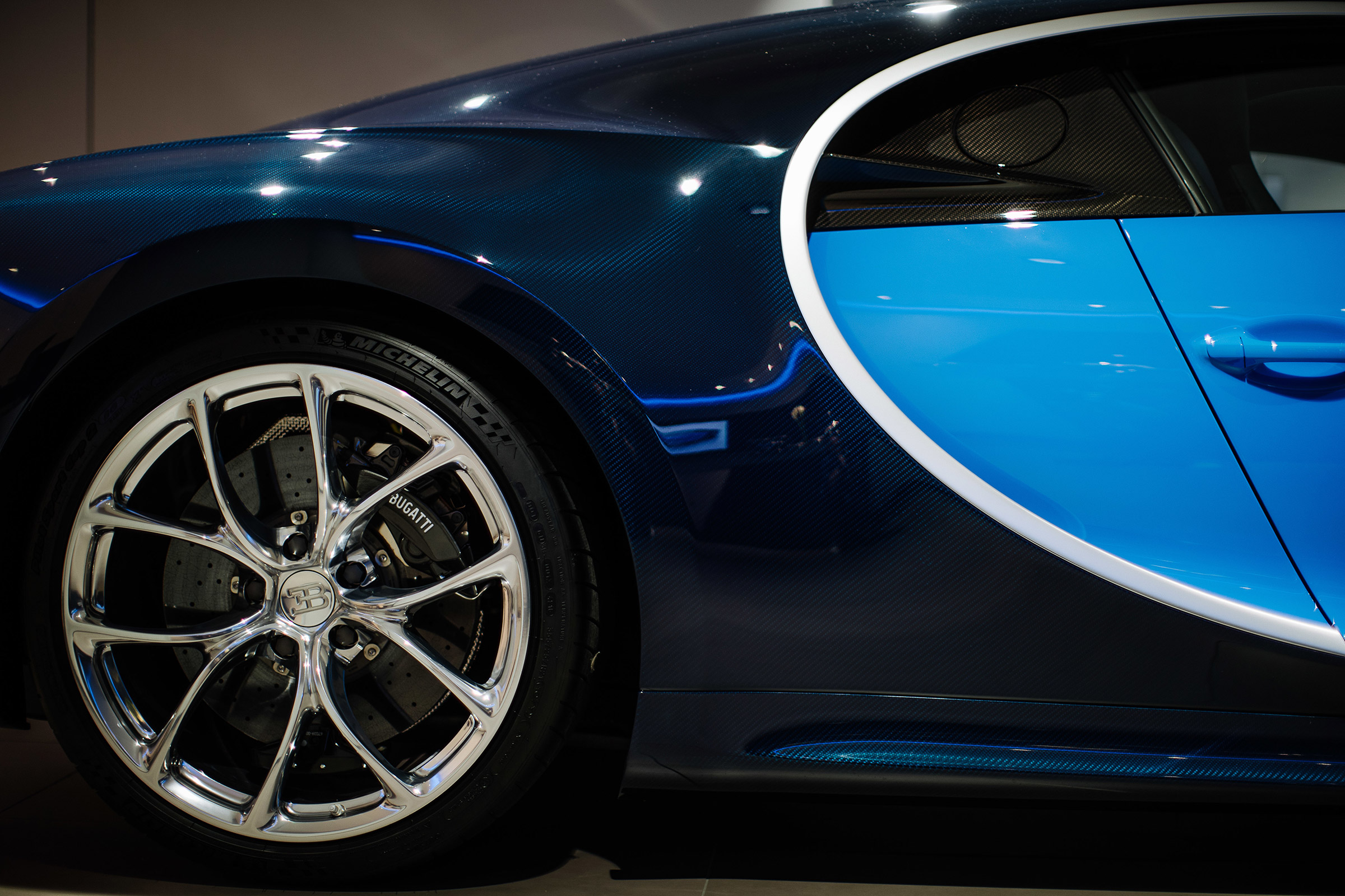 Bugatti showroom - side