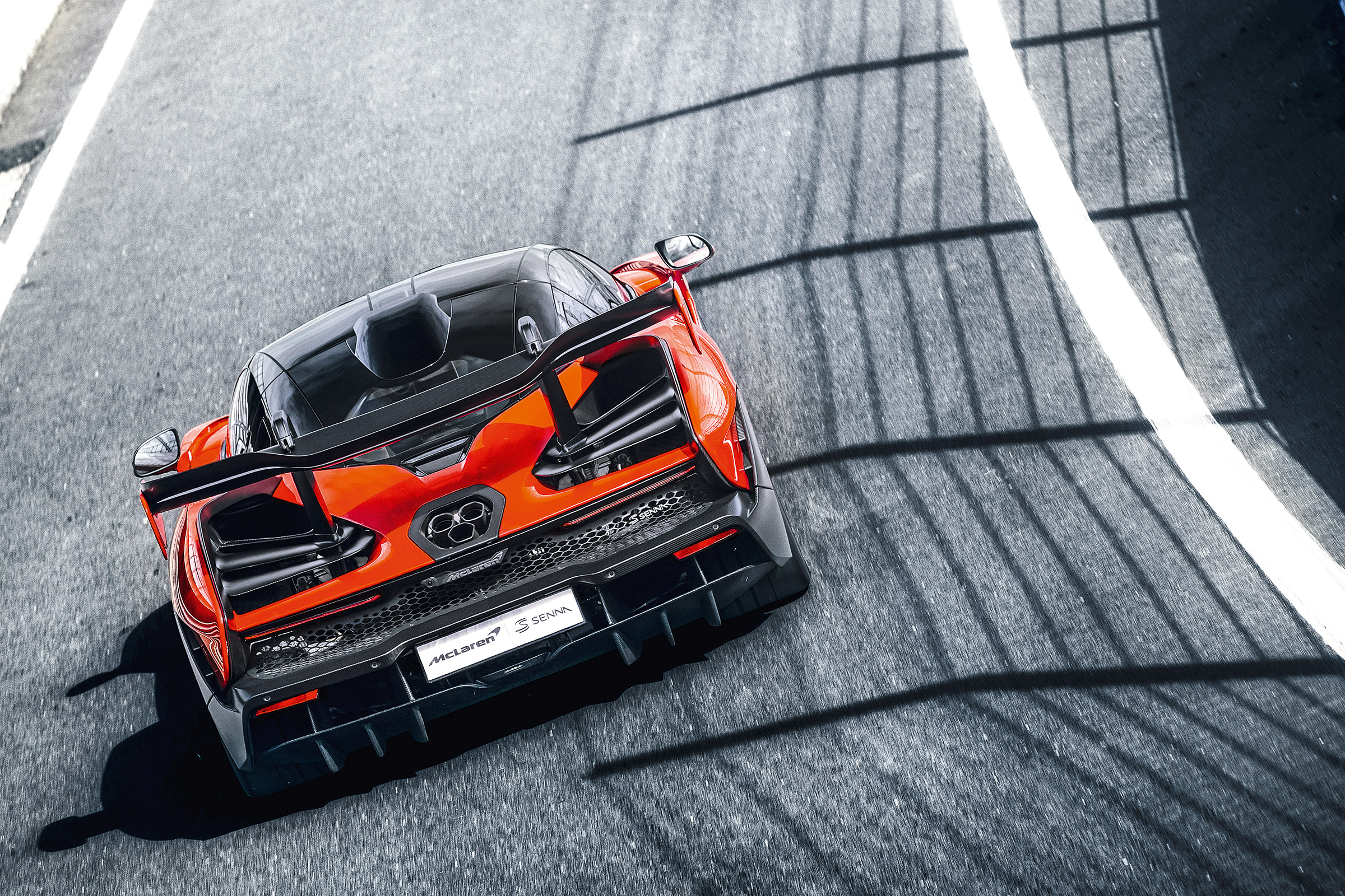 McLaren Senna at silverston - rear