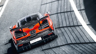 McLaren Senna at silverston - rear
