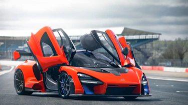 McLaren Senna at silverston - doors open