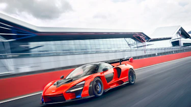 McLaren Senna at silverston - front