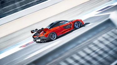 McLaren Senna at silverstone - profile