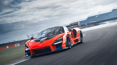 McLaren Senna at silverstone - front tracking