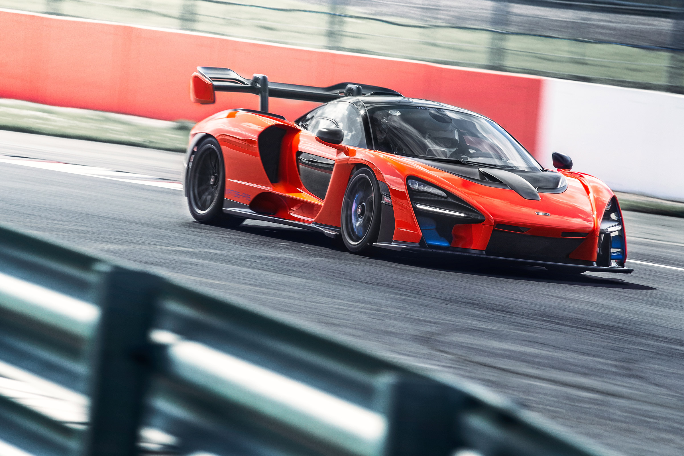 McLaren Senna at silverstone - side