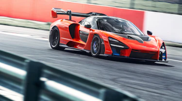 McLaren Senna at silverstone - side