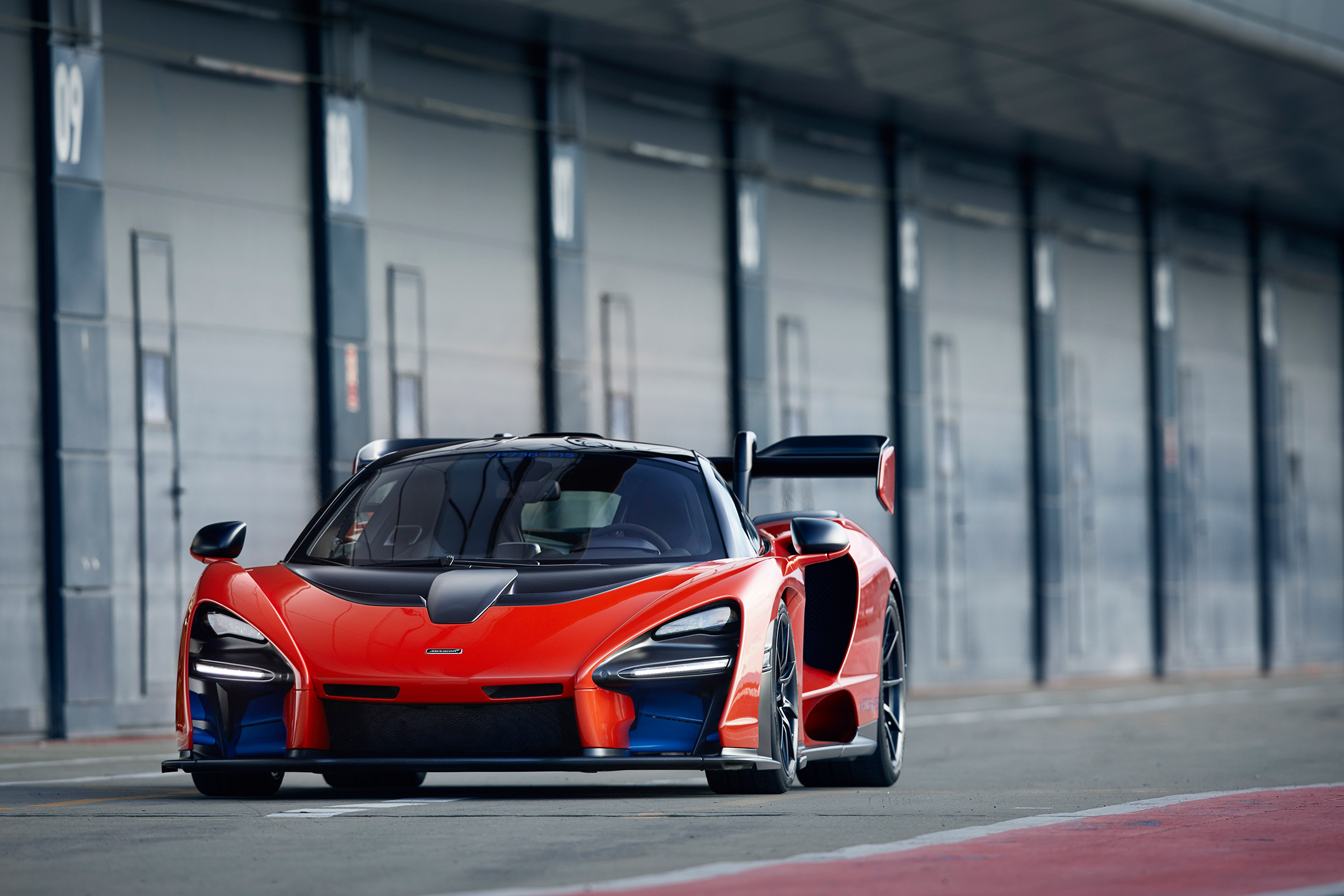 McLaren Senna at silverstone - paddoc
