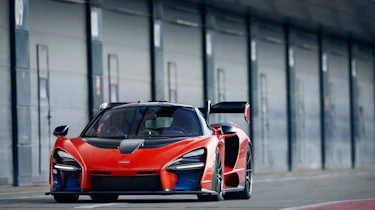 McLaren Senna at silverstone - paddoc