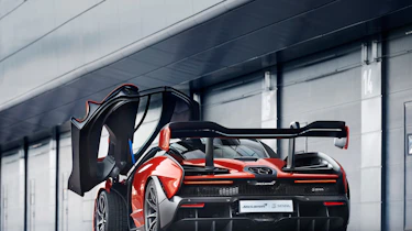 McLaren Senna at silverstone - rear