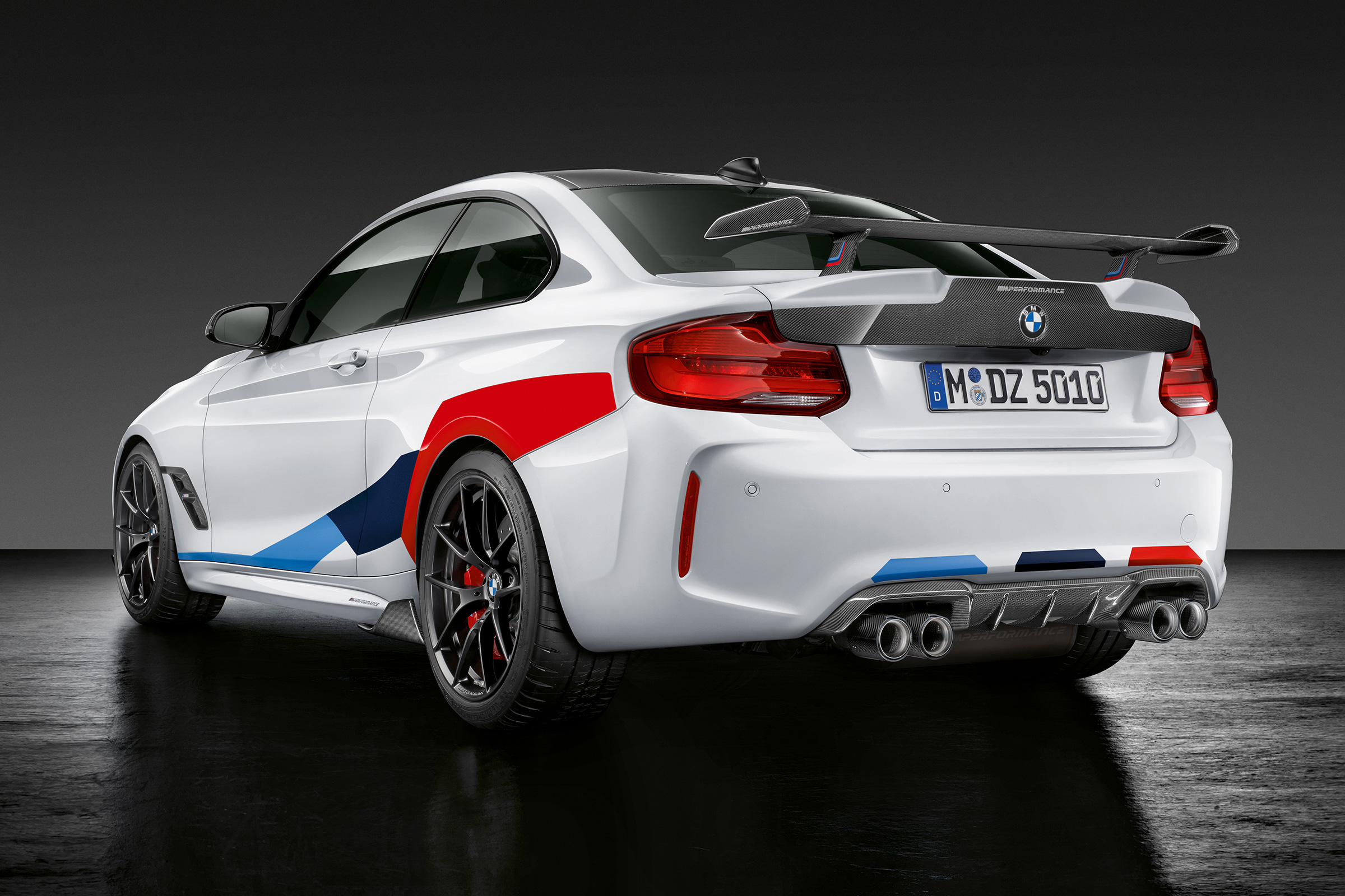 BMW M2 Competition M performance Parts – rear quarter